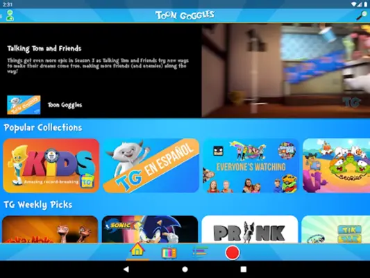 Toon Goggles Cartoons for Kids android App screenshot 3